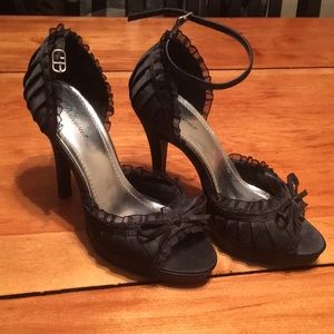 Black 4 inch high heels